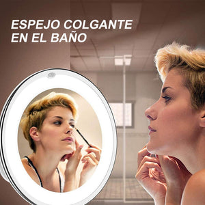 Espejo De Aumento Con Luz Adecuada Para Maquillaje Con Alta Precisión