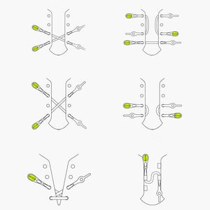 Cordones fáciles (talla única)