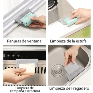 Cepillos Para Limpieza De Ranuras De Puertas Y Ventanas