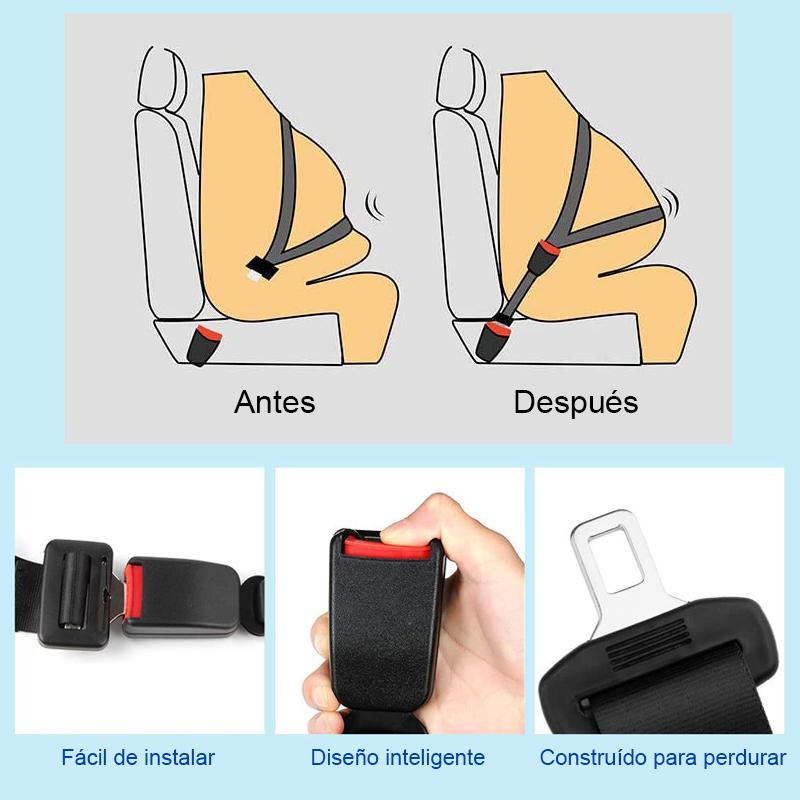 Cinturón de extensión de seguridad para automóvil