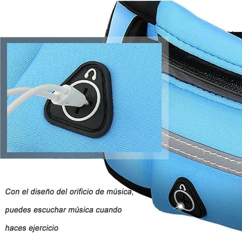 Bolso de cinturón de corriendo impermeable