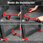 Cargar imagen en el visor de la galería, Juego de herramientas para levantar y mover muebles pesados
