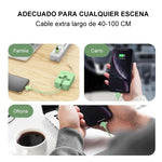 Cargar imagen en el visor de la galería, Soporte para teléfono con cable de datos 4 en 1
