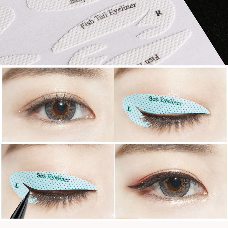 Patrón de maquillaje de ojos Pegatina