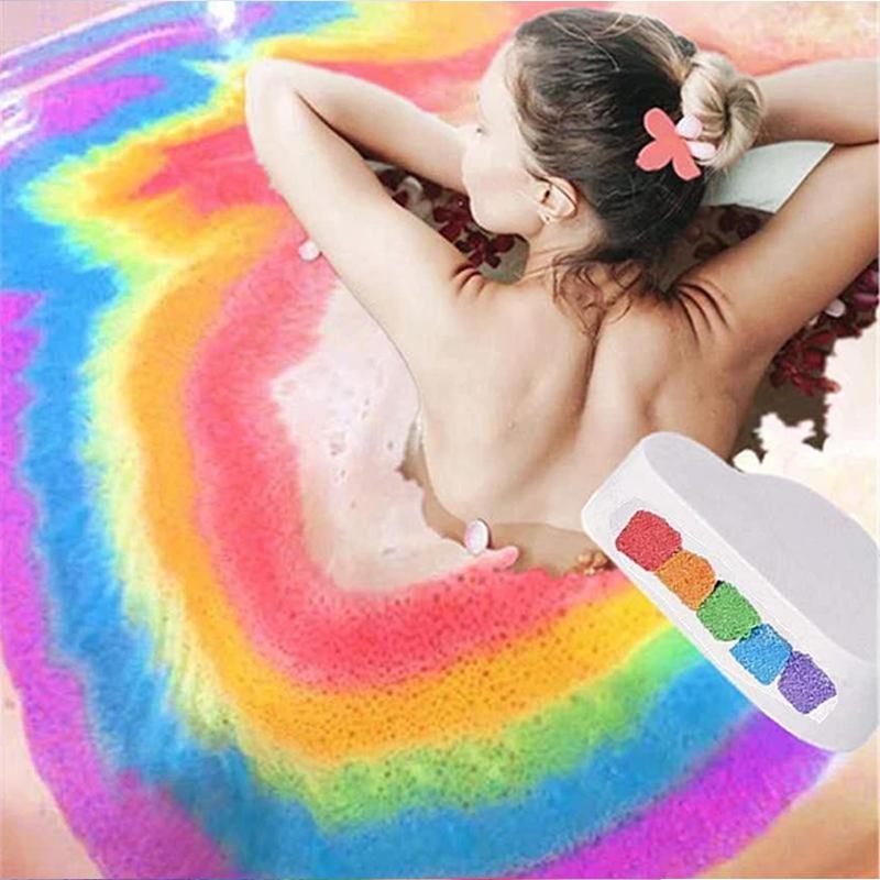 Bomb Sal de baño de baño arcoiris