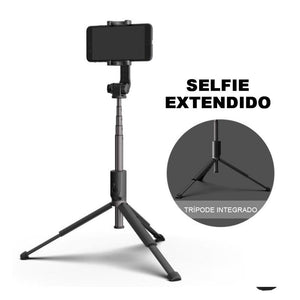 Selifie Stick bluetooth inalámbrico 3 en 1 inalámbrico/de mano de 3 ejes avanzado