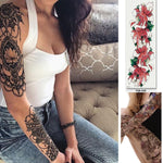 Cargar imagen en el visor de la galería, Tatuaje de manga de brazo completo
