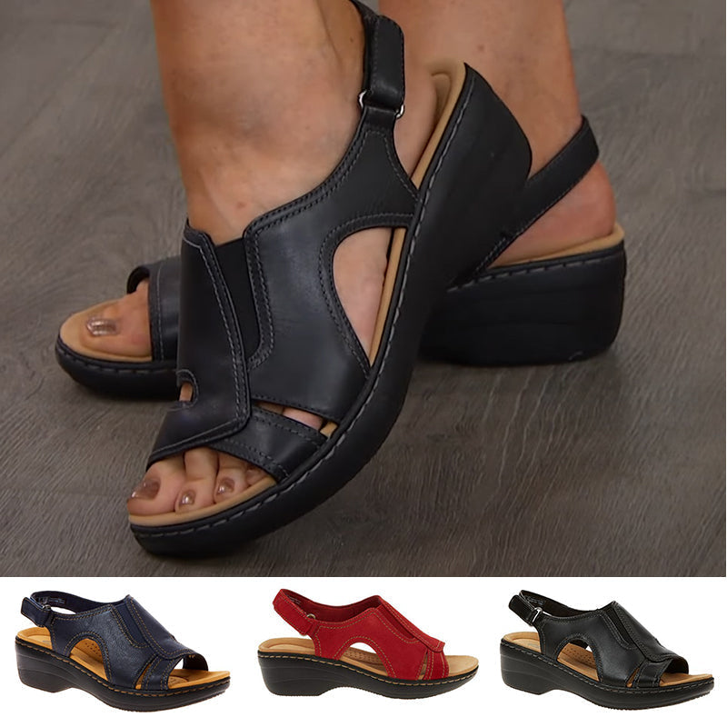 Sandalias de cuña informales de moda para mujer