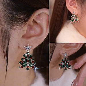 Aretes de Árbol de Navidad