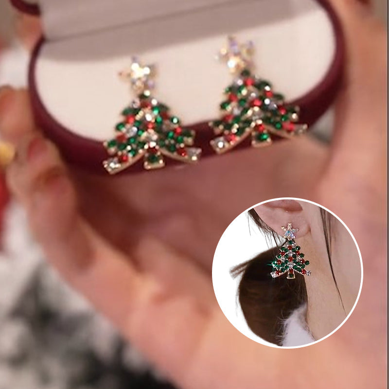 Aretes de Árbol de Navidad