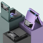 Cargar imagen en el visor de la galería, Lujosa funda magnética todo incluido para Samsung Galaxy Z Flip 3
