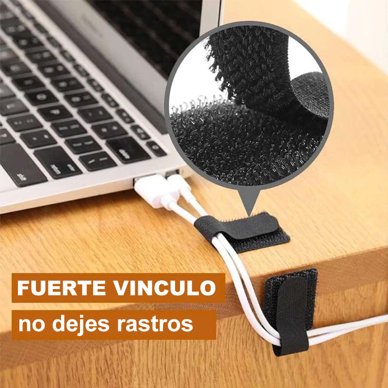 Organizador De Alambre Con Velcro