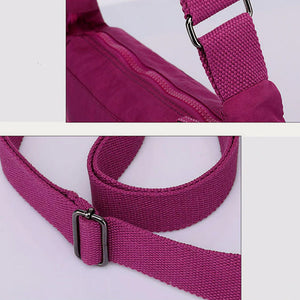 Bandolera de viaje de nailon impermeable para mujer