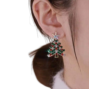 Aretes de Árbol de Navidad